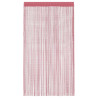 Cortinas de tiras 2 uds. color rosa 100x250 cm 4