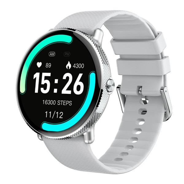 Smartwatch COOL Pantalla AMOLED Forever Silicona Gris (Llamadas, Salud, Deporte) D
