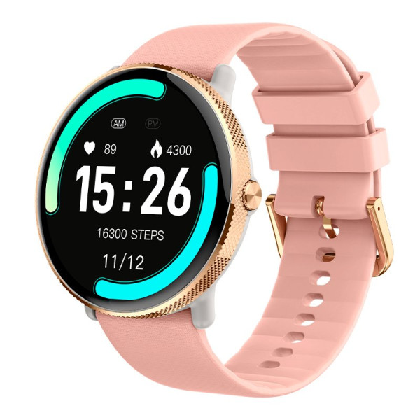Smartwatch COOL Pantalla AMOLED Forever Silicona Rosa (Llamadas, Salud, Deporte) D