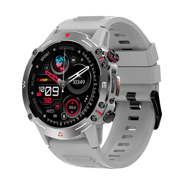 Smartwatch Pantalla Amoled COOL Adventure Silicona Gris (Llamadas, Salud...) D