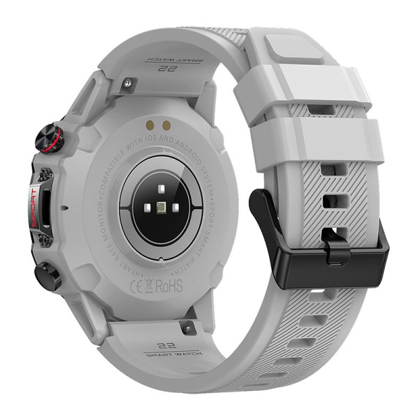 Smartwatch Pantalla Amoled COOL Adventure Silicona Gris (Llamadas, Salud...) M 4