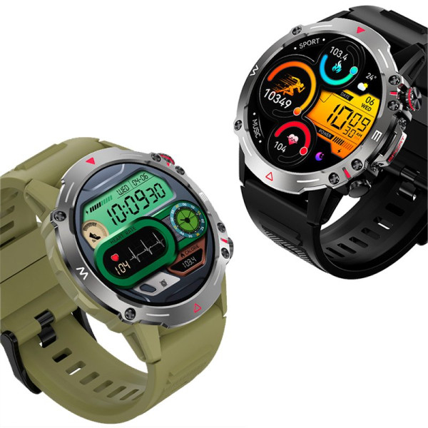 Smartwatch Pantalla Amoled COOL Adventure Silicona Gris (Llamadas, Salud...) M 9