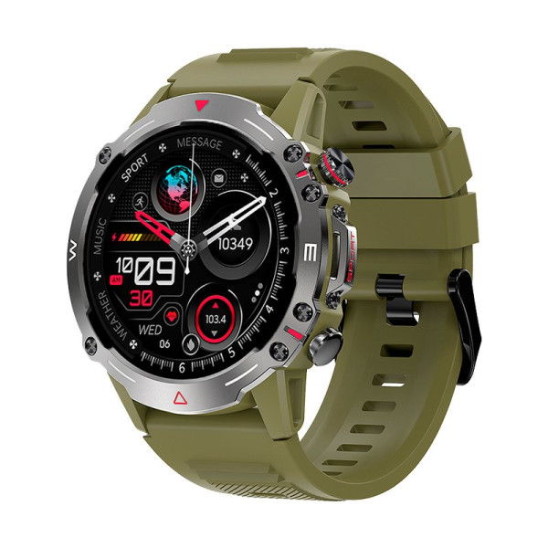 Smartwatch Pantalla Amoled COOL Adventure Silicona Verde (Llamadas, Salud...) D