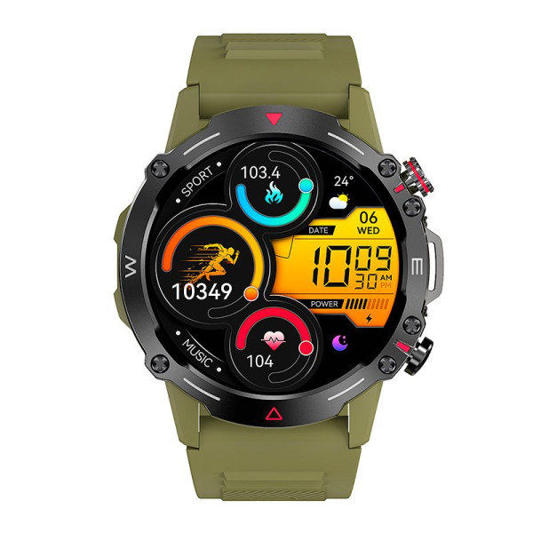 Smartwatch Pantalla Amoled COOL Adventure Silicona Verde (Llamadas, Salud...) M 3