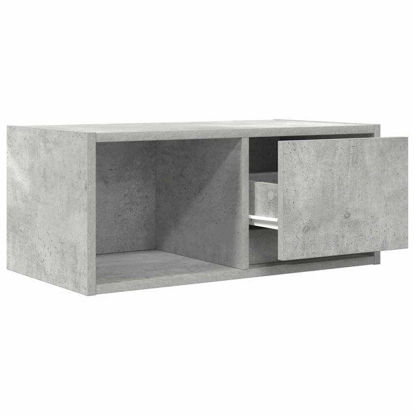 Muebles de TV 2uds madera ingeniería gris hormigón 60x31x25.5cm M 5