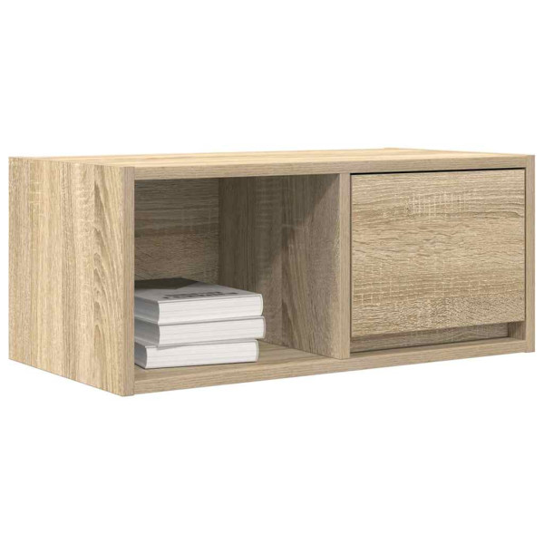 Muebles de TV 2 uds madera ingeniería roble Sonoma 60x31x25.5cm M 4