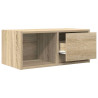 Muebles de TV 2 uds madera ingeniería roble Sonoma 60x31x25.5cm 5