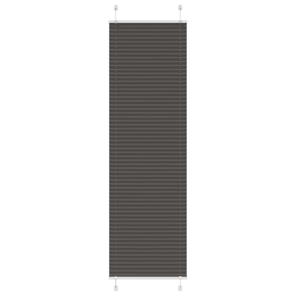 Estor Plisado negro 60x200 cm Tela Ancho 59.4 cm Poliéster D