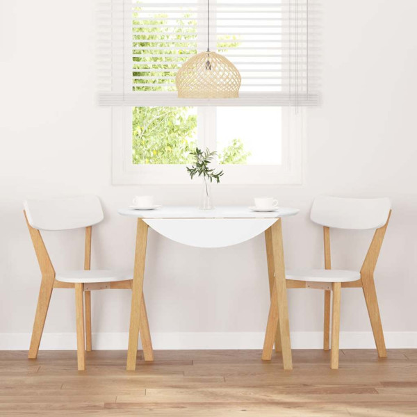 Sillas de comedor 2 unidades madera maciza de caucho M 3