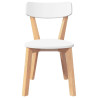 Sillas de comedor 2 unidades madera maciza de caucho 5