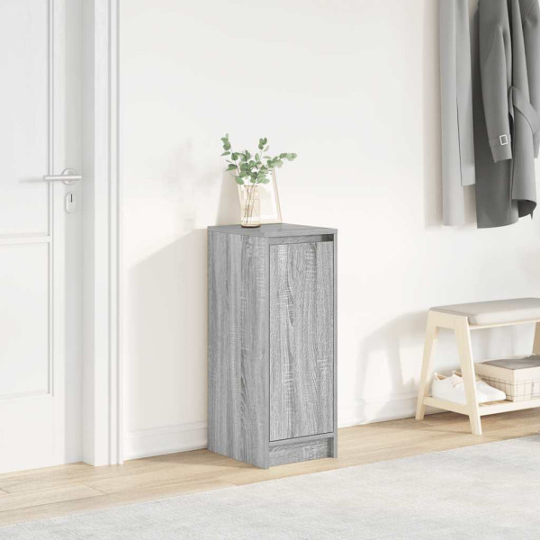 Zapatero gris Sonoma 29.5x34x76 cm madera de ingeniería D