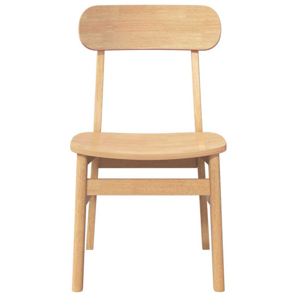 Sillas de comedor 2 unidades madera maciza de caucho M 5