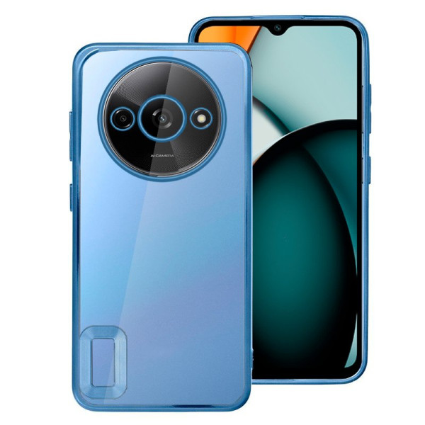 Carcasa COOL para Xiaomi Redmi A3 Borde Metalizado (Azul) D
