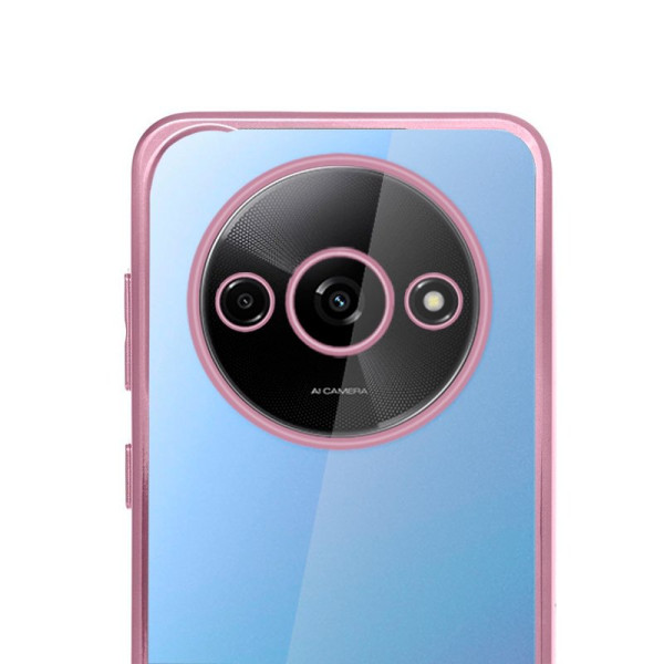 Carcasa COOL para Xiaomi Redmi A3 Borde Metalizado (Rosa) M 2