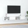 Móveis de TV 2 pcs 80x31x25.5 cm deriv. madeira branco 1