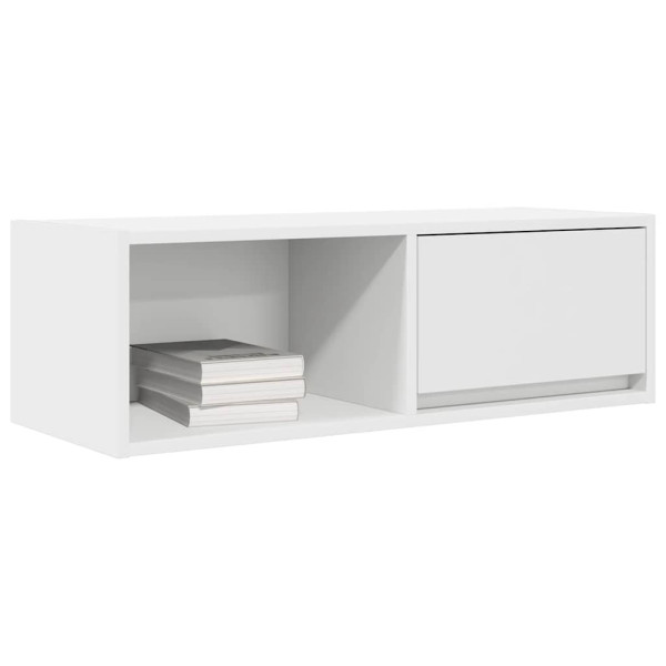 Muebles de TV 2 uds Blanco 80x31x25.5 cm Madera de ingeniería M 4