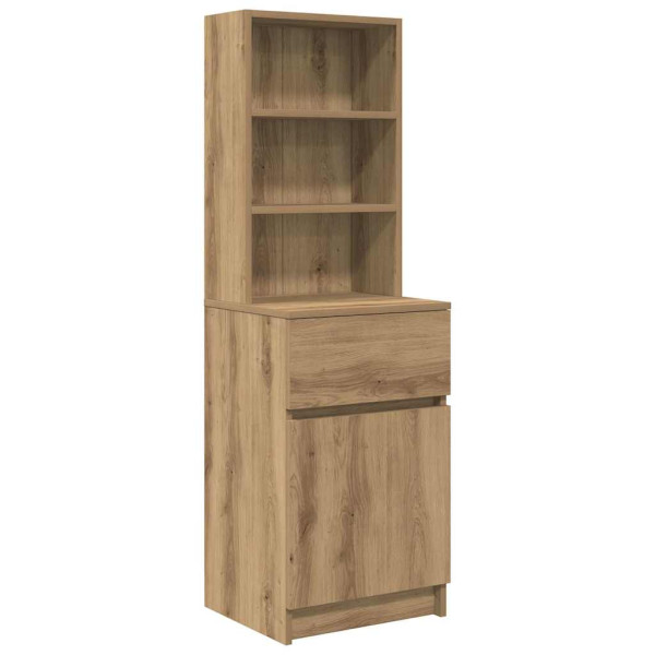Mesilla de noche Artisan Oak 39x35x125 cm Madera de ingeniería M 2