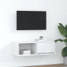 Móvel p/ TV 80x31x25.5 cm derivados de madeira branco 1