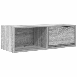 Mueble de TV madera de ingeniería gris Sonoma 80x31x25.5 cm H