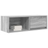 Mueble de TV madera de ingeniería gris Sonoma 80x31x25.5 cm 4