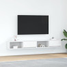 Muebles de TV 2 uds Blanco 100x31x25.5 cm Madera de ingeniería 1