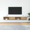 Muebles para TV 2 uds madera roble artisan 100x31x25.5 cm 3