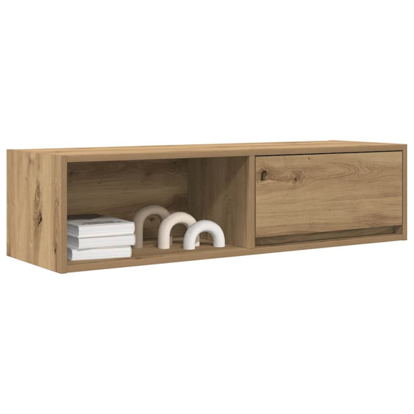Muebles para TV 2 uds madera roble artisan 100x31x25.5 cm M 4