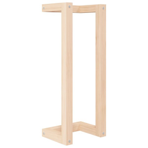 Toallero de madera maciza de pino 23x18x60 cm H