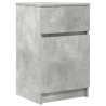 Mesitas de noche 2 uds madera contrachapada gris 39x35x65 cm 5