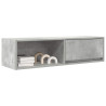 Muebles de TV 2 uds gris hormigón 100x31x25.5 cm 4