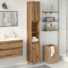 Armario de baño madera contrachapada roble artisan 30x30x190 cm 3