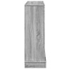 Borde de chimenea madera ingeniería gris Sonoma 100x30x87.5 cm 5