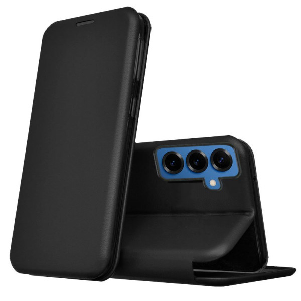 Funda COOL Flip Cover para Samsung S926 Galaxy S24 Plus / S25 Plus Elegance Negro D