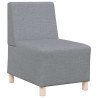 Sillón Sofá Tela Gris Claro 55 cm 2