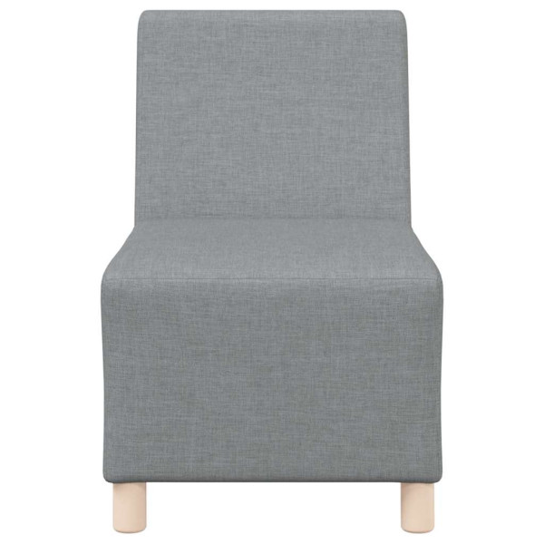 Sillón Sofá Tela Gris Claro 55 cm M 4