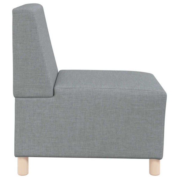 Sillón Sofá Tela Gris Claro 55 cm M 5