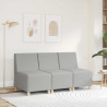 Sillón de tela gris nube 55 cm 3