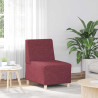 Sillón de tela color rojo vino 55 cm 1
