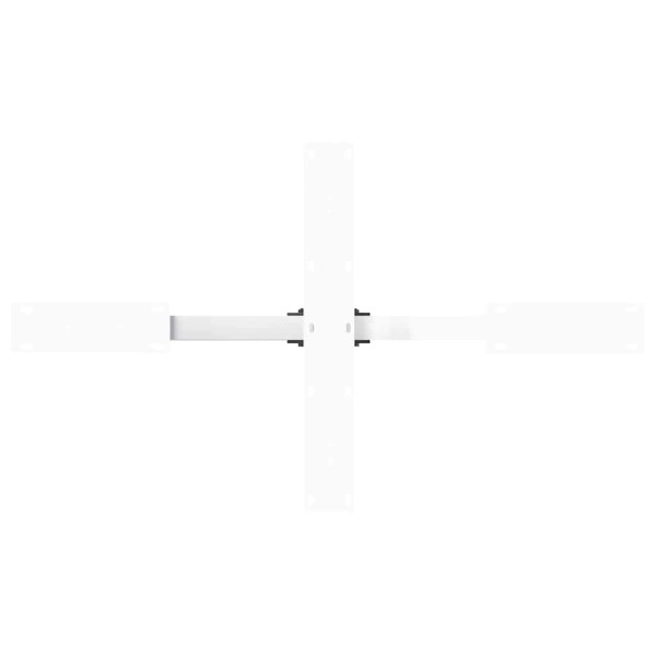 Pé de mesa de centro em formato de aranha. branco. 98x58x(42-43) cm. aço M 5