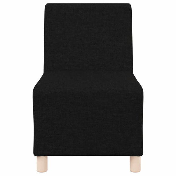 Poltrona sem braços 55 cm tecido preto M 4