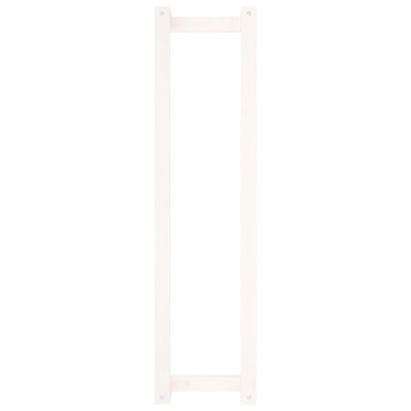 Toallero de madera maciza de pino blanco 23x18x90 cm M 5