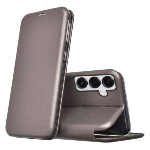 Funda COOL Flip Cover para Samsung S921 Galaxy S24 / S25 Elegance Plata D