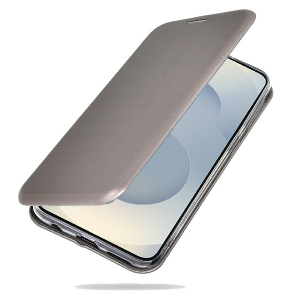 Funda COOL Flip Cover para Samsung S921 Galaxy S24 / S25 Elegance Plata M 2