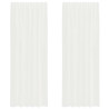 Cortinas de gasa con trabillas 2 uds. color blanco 140x260 cm 2