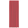 Cortinas de gasa con trabillas 2 uds rojo vino 140x260 cm 4