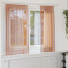 Cortinas de gasa con trabillas 2 uds terracota 140x140 cmq 1