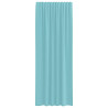 Cortinas de voile com laços 2 pcs turquesa 140x260 cm 4