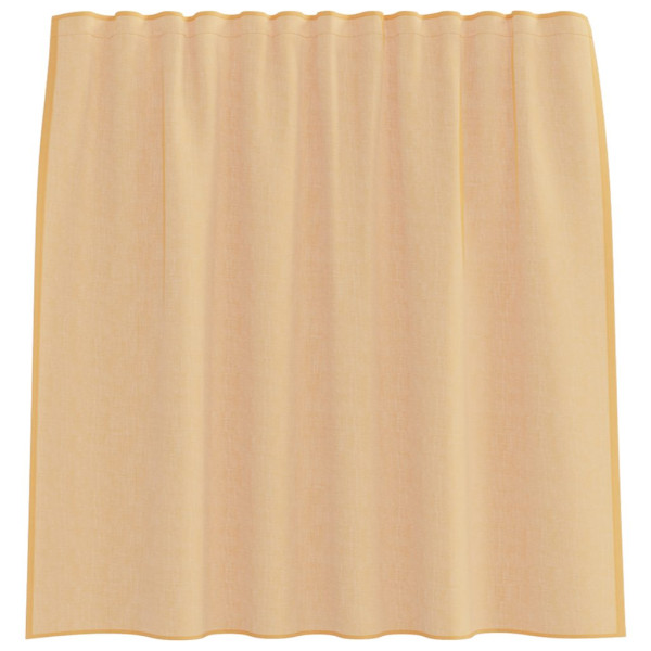 Cortinas de gasa con trabillas 2 uds arena 140x140 cm M 4