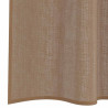 Cortinas de gasa con trabillas 2 uds marrón claro 140x260 cm 5
