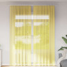 Cortinas de gasa con trabillas 2 uds amarillo 140x260 cm 1